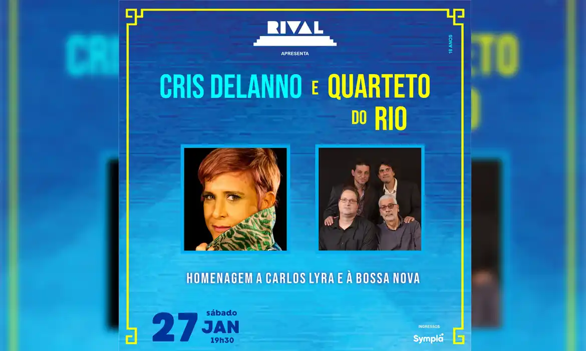 Cria Delanno e Quarteto do Rio Homenagem a Carlos Lyra e à Bossa Nova